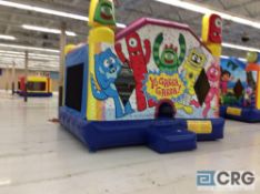 Yo Gabba Gabba 15' x15' inflatable bounce house, with blower