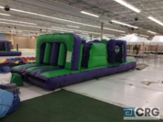 Obstacles course, inflatable bounce house, with blower