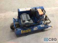 Emglo, contractors portable air compressor, electric, model K1 5A-9 P