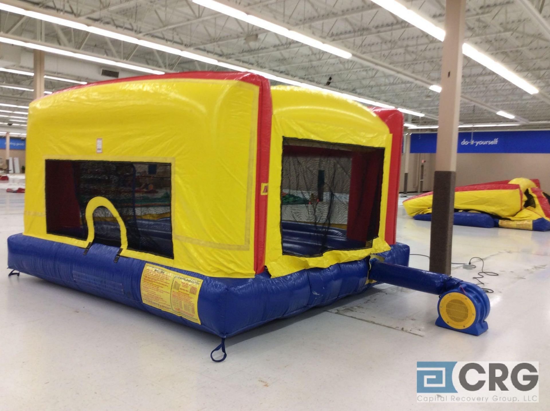 Indoor or outdoor bounce house, 9' maximum height, 12 x 12' , with blower. - Image 3 of 4