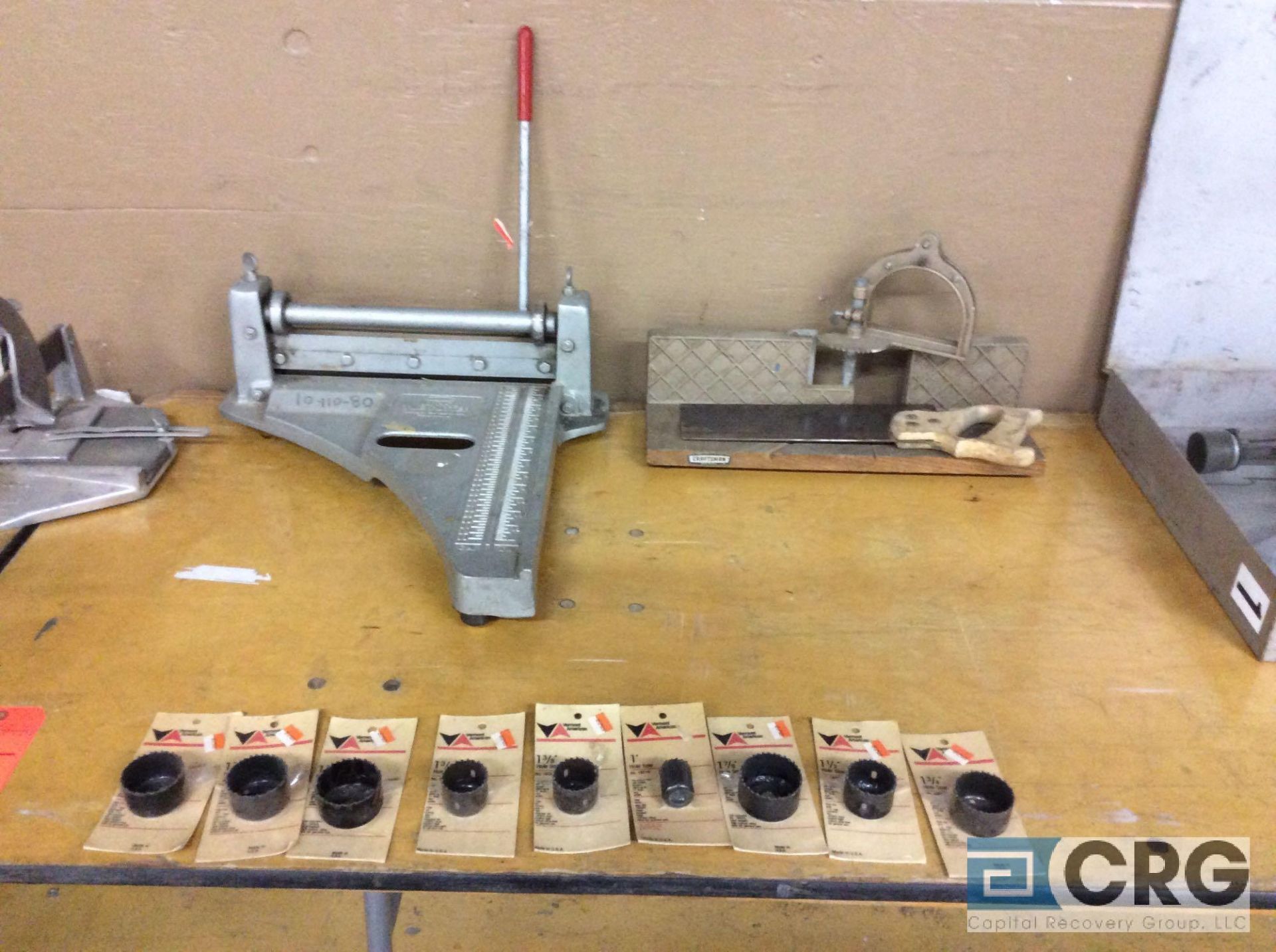 Lot of assorted tools, including (2) Porta -nailers, (1) manual miter saw, (3) assorted manual - Image 3 of 5