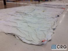 Anchor 20' x 30' white tent top, top only. Buyer is responsible to fold for removal.