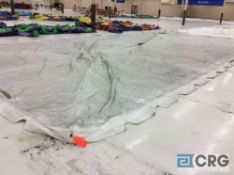 20' x 40' white tent top, top only, noticeably dirty. Buyer is responsible to fold for removal.