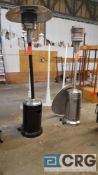 Lot of (2) assorted portable propane patio heaters.