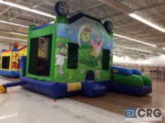 Sponge Bob Dry Slide inflatable bounce house, 22 x 17', with (2) blowers.