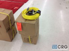 Lot of (12) (2 cases of 6) Century Power, 50' HD extensions cords, with lighted plugs. New in