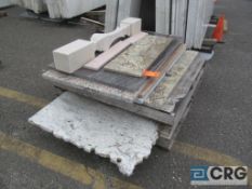 Lot of assorted granite