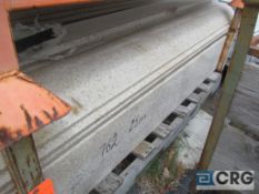 Lot of (12) granite top rails, desert gold, 6 ft. x 10 in. wide, Heavy Duty Crate extra $75.00