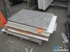 Lot of assorted marble and granite