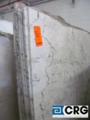 Lot of (10) Statuarietto marble polished, 3/4 x 113 x 65