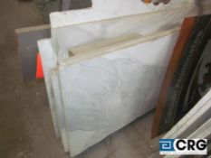 Lot of (11) Calacatta marble polished 3/4 x 119 x 25