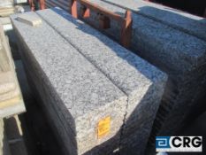 Lot of (10) stair treads Baltic brown granite bull nose front, 2 in. x 12 in. x 72 in.