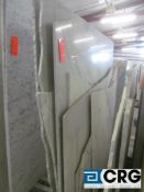 Lot of (12) Statuarietto marble polished, 3/4 x 81 x 64