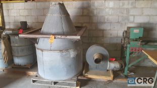 Dayton 4C131 blower/dust collector, with vent