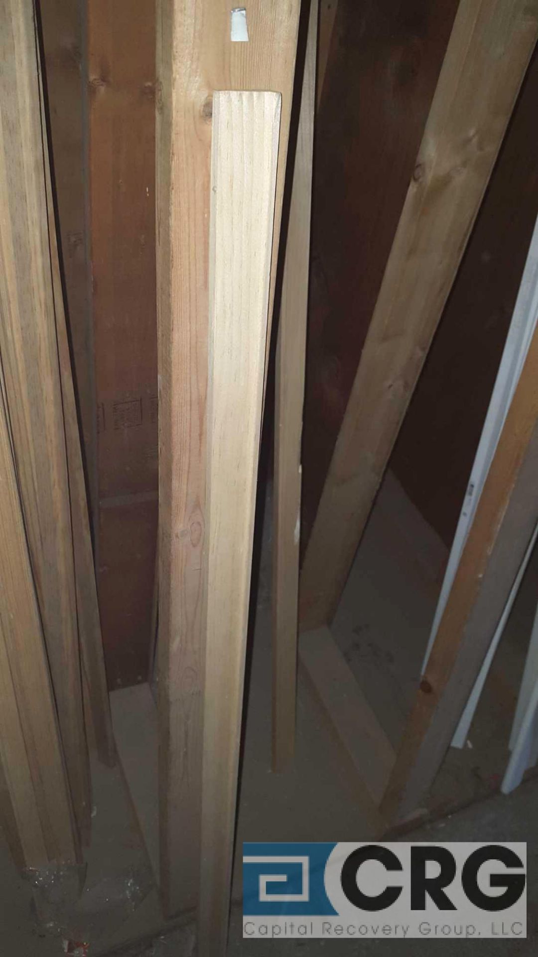 Lot of 210 linear ft. of assorted 1 1/8 in. plywood cap, 200 ft. and 1 3/4 in. drip cap (10 ft.) - Image 2 of 2