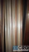 Lot of 340 linear ft. of assorted wood molding including 250 ft. of 3/4 in. ISC, 50 ft. of 1/2 in.