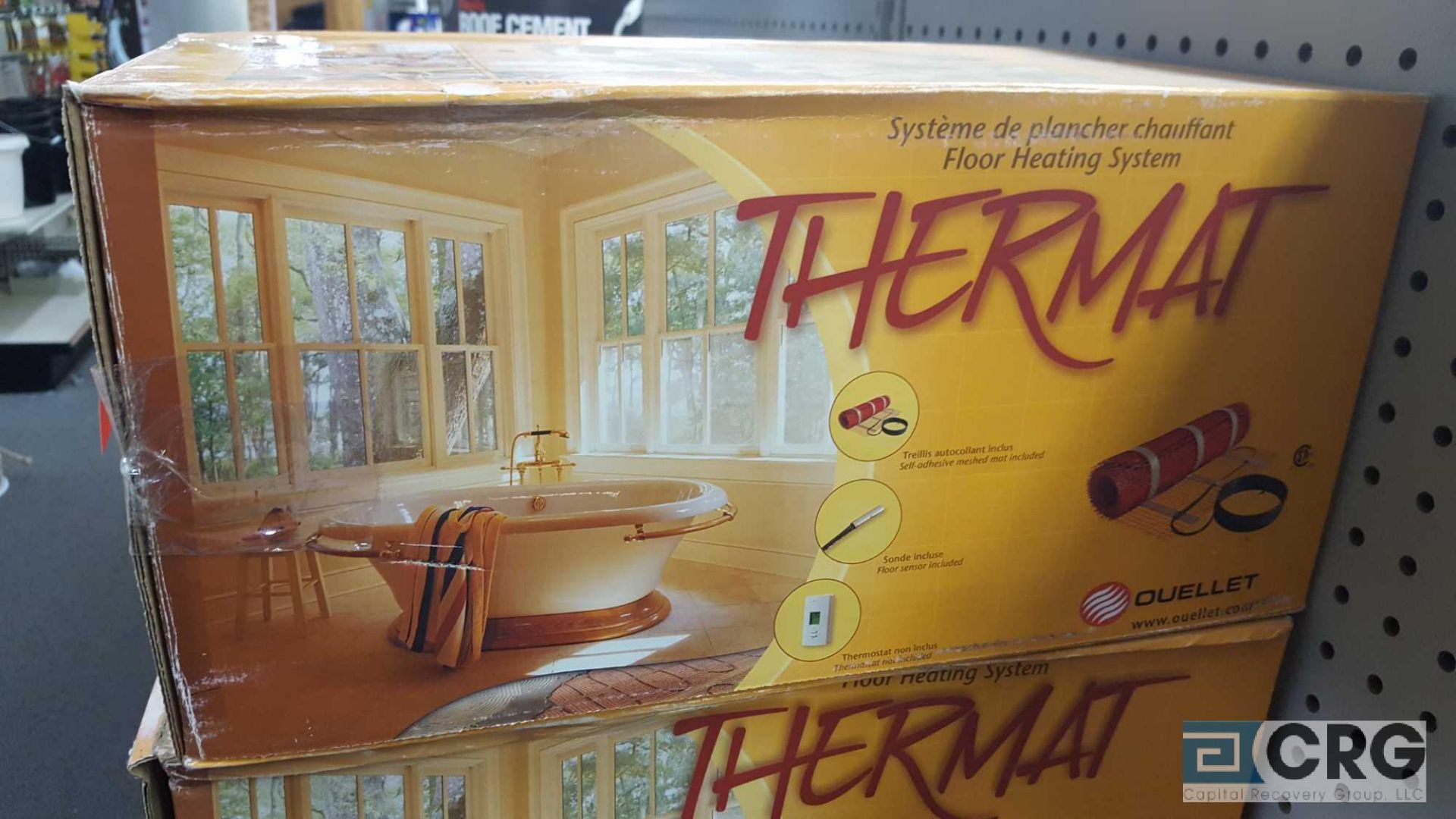 Lot of (3) packages of Thermat, floor heating systems, 720W, 120 C, 20 Ihms, 60 sq ft. - Image 2 of 4