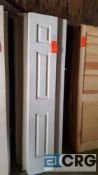 Lot of (12) assorted wood doors