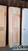 Lot of (12) assorted wood doors