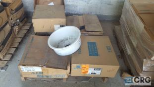 Lot of (6) assorted sink basins