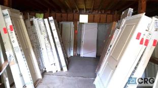 Lot of (34) assorted pre hung doors