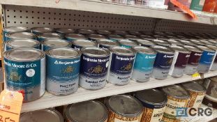 Lot of (64) quarts of Benjamin Moore paint