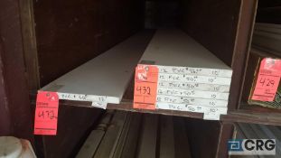 Lot of (7) assorted PVC 5/4 x 12 in. planks, (6) 10 ft. long, and (1) 12 ft. long