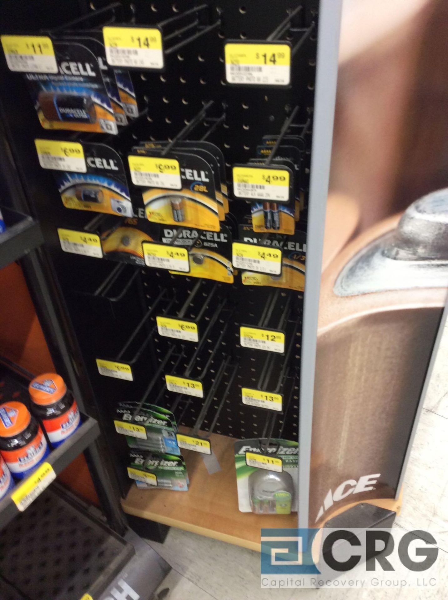 Lot of batteries with display rack and flashlight bulbs, etc. - Image 4 of 4