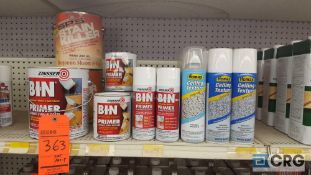 Lot of assorted primer, sealer, and stain blocker