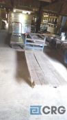 Lot of (3) assorted platform shop carts, (2) 10 ft. x 30 in., (1) 6 1/2 ft. x 30 in., no contents