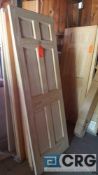 Lot of (15) assorted wood doors