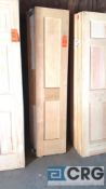 Lot of (9) assorted wood doors