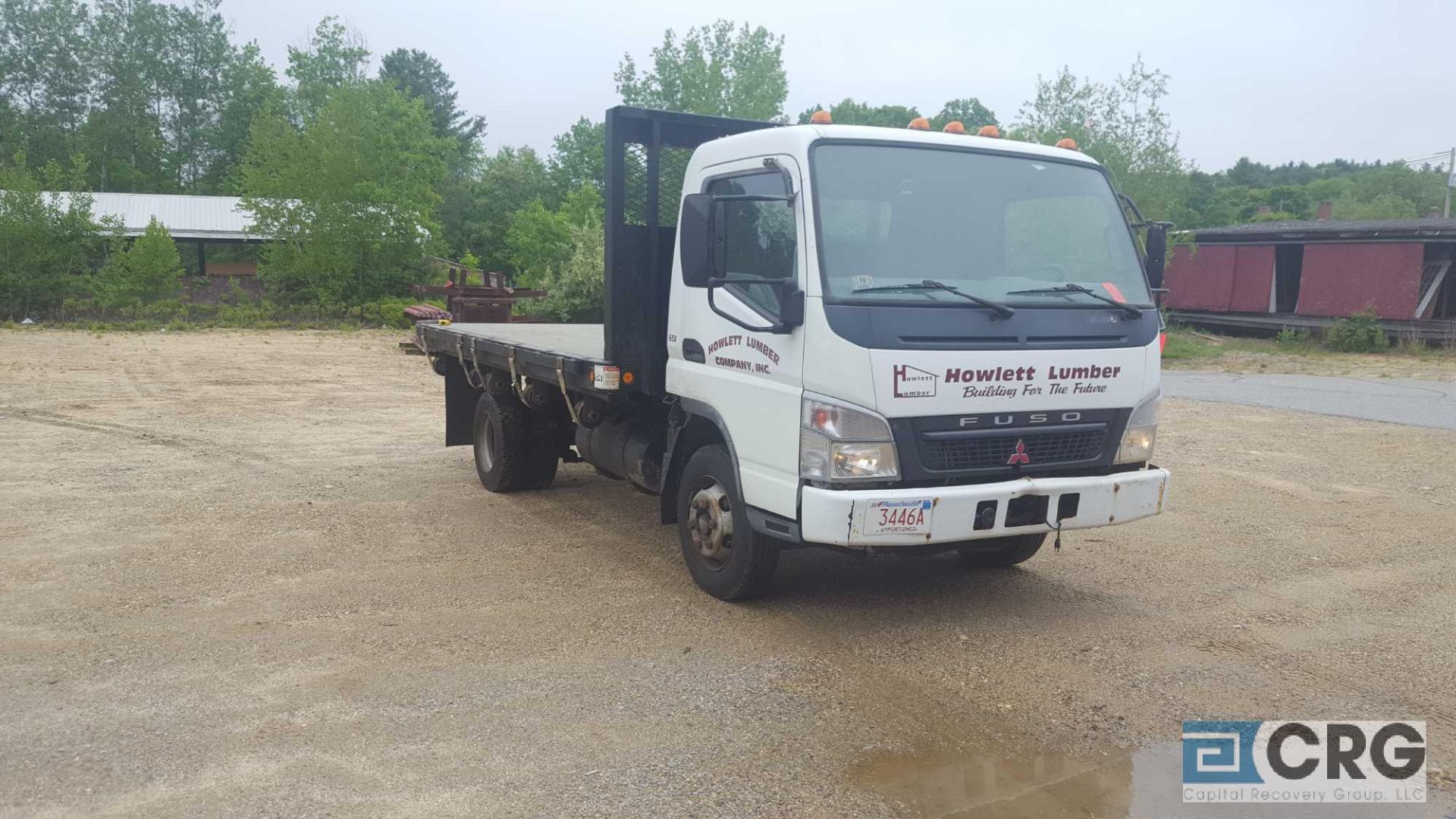 2005 Mitsubishi Fuso, 14' flat bed truck, diesel, AT, power wibdows, power locks, CD stereo, 17995 # - Image 2 of 5