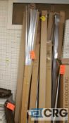 Lot of assorted aluminum screen frame materials. etc