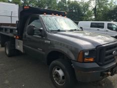 2006 F350 diesel dump truck, AC, central hydraulics, 12,000 lb. GVWR, runs great, good tires,