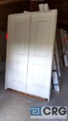 Lot of (7) assorted pre hung French doors, located in (2) bays