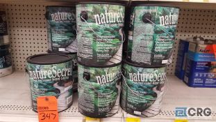 Lot of (17) gallons nature secret recycled paint