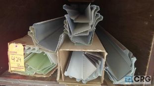 Lot of assorted aluminum gutters