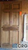 Lot of (8) assorted wood doors
