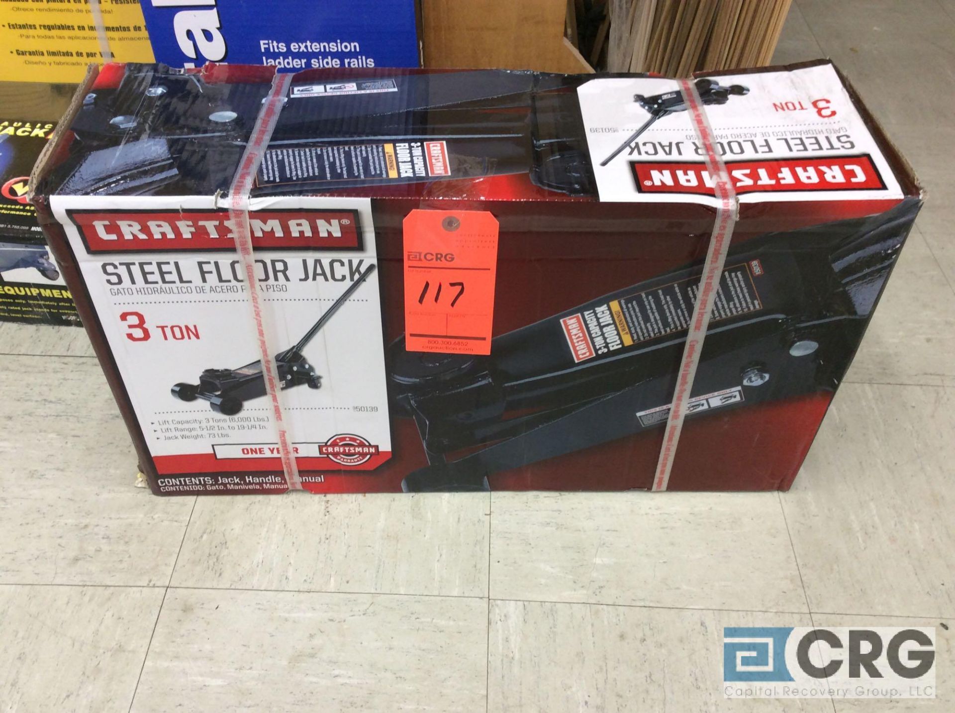 Craftsman 3 ton floor jack (NEW)