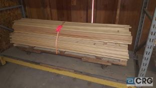Lot of (3) assorted bundles of door jamb frame lumber and molding etc.