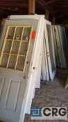 Lot of approximately (65) assorted doors