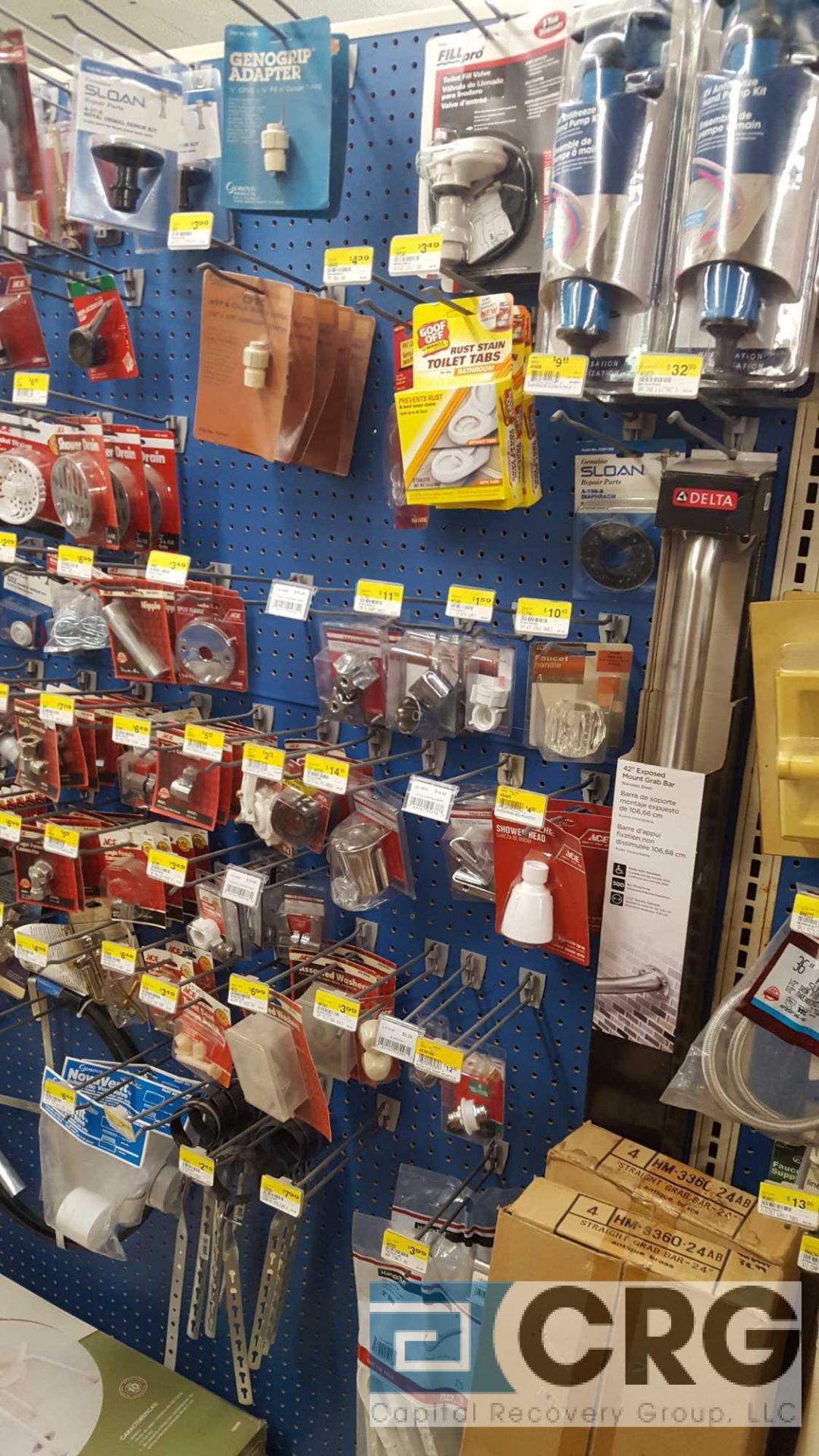 Lot of assorted plumbing supplies etc, including PVC, chrome, SS, etc. - Image 6 of 7