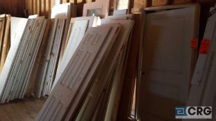 Lot of approximately (73) assorted doors