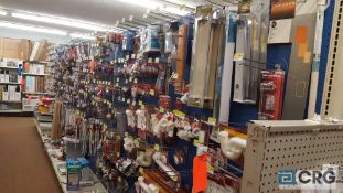 Lot of assorted plumbing supplies etc, including PVC, chrome, SS, etc.