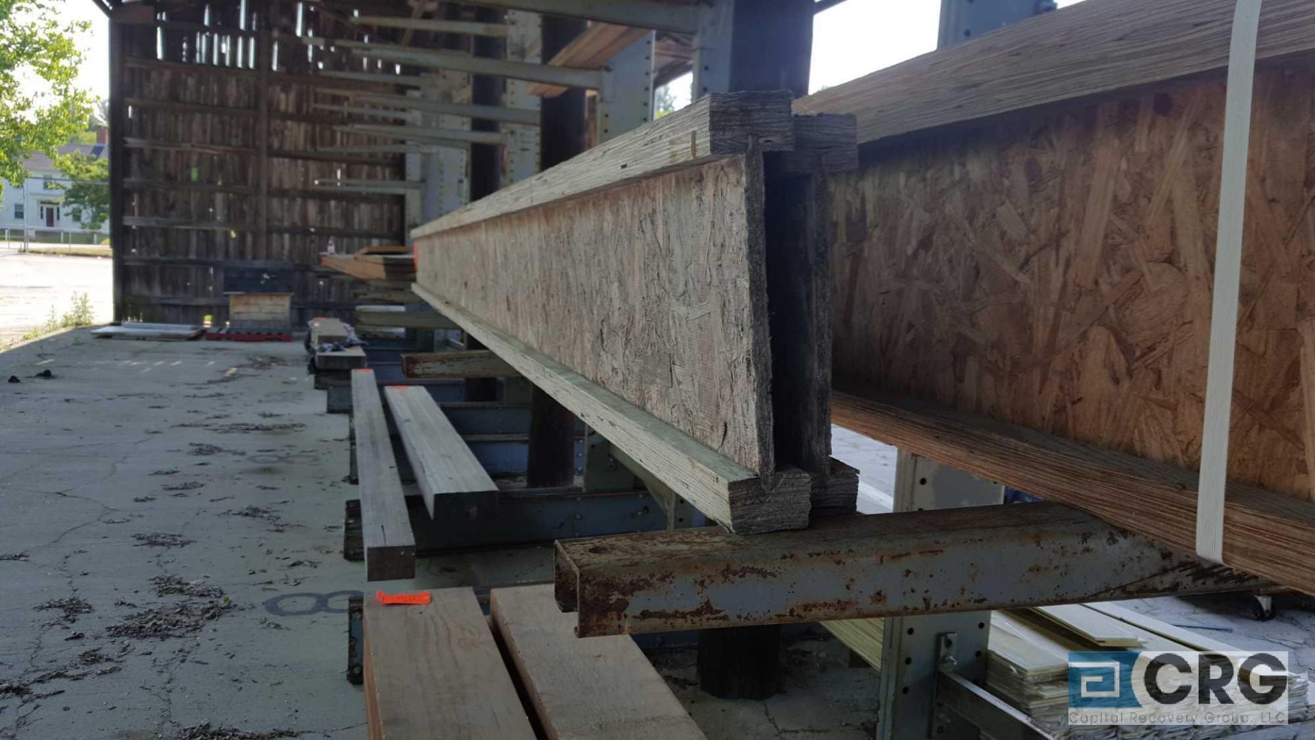 Lot of (2) assorted wood I beams 2 1/2 in. x 12 in. x 15 ft. - Image 3 of 3