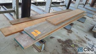 Lot of (8) assorted LVL planks, (1) 9 1/2 in. x 1 3/4 in. x 12 ft., (1) 12 in. x 1 1/2 in. x 14 ft.,
