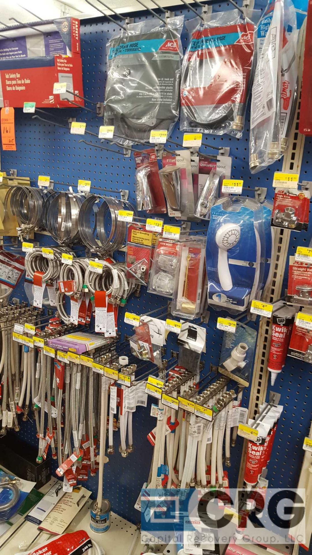 Lot of assorted plumbing supplies etc, including PVC, chrome, SS, etc. - Image 5 of 7