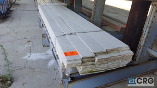 Lot of (110) 6 in. x 3/8 in. x 12 ft. masonite siding panels