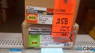 Lot of (2) assorted boxes of Paslode nails for pneumatic nailers see photos for details